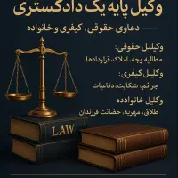 وکیل پایه یک دادگستری دعاوی حقوقی کیفری