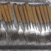 چنگال میوه طرح چوب و گیلاس خوری|ظروف سرو و پذیرایی|الوند, |دیوار