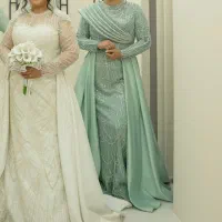 لباس مجلسی سبز پاستیلی|لباس|تهران, سلسبیل شمالی|دیوار