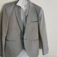 کت شلوار بچگانه به همراه کفش کالج