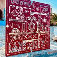 تابلو ایینه کاری برجسته|صنایع دستی و سایر لوازم تزئینی|گرگان, |دیوار