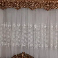 پرده  توری دو حاشیه