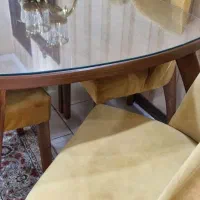 میزناهارخوری ۶نفره|میز و صندلی غذاخوری|گرمدره, |دیوار