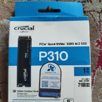 ssd اینترنال کروشیال P310 یک ترا، کاملا نو