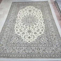 فرش ۹ متری معرفتی کاشان دستباف جنس پشمریز