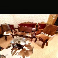 نیم ست جنگلی|مبلمان خانگی و میز عسلی|اصفهان, باغ زرشک|دیوار