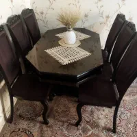 سرویس ناهارخوری شش نفره|میز و صندلی غذاخوری|شیراز, انجیره|دیوار