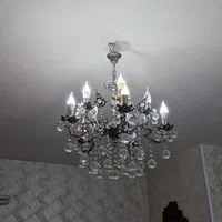 لوستر ۵ شاخه برنج|لوستر و چراغ آویز|تهران, هاشمی|دیوار