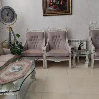 مبل چوب راش 9 نفره|مبلمان خانگی و میز عسلی|اصفهان, کوجان|دیوار