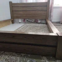 تخت دونفره چوبی|تخت و سرویس خواب|اسلامشهر, مطهری|دیوار