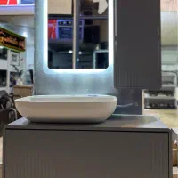 روشویی کابینتی مدل gsf درب بامبو مشکی طوسی سفید|لوازم سرویس بهداشتی|تهران, تهرانسر شرقی|دیوار