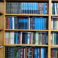 قفس کتاب علمایی|کتابخانه، شلف، قفسه‌های دیواری|قم, زنبیل آباد|دیوار