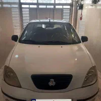 خودرو تیبا صندوق دار سفید مدل ۹۱