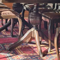 میز و صندلی نهارخوری ۱۰ نفره چوب راش|میز و صندلی غذاخوری|شاهین‌شهر, چمران|دیوار