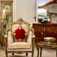 مبلمان و نهار خوری مبل استیل سلطنتی وسط منبت (نو|مبلمان خانگی و میز عسلی|تهران, اقدسیه|دیوار