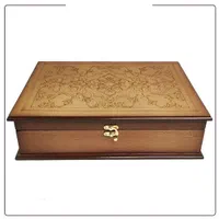 جعبه چوبی هدیه مدل جواهر