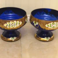 دو عدد شکلات خوری بوهیا انتیک