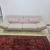 مبلمان چرم اسکلت فلزی|مبلمان خانگی و میز عسلی|اهواز, کیان اباد|دیوار