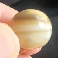 مهره کهنه عقیق سلیمانی پرگاری