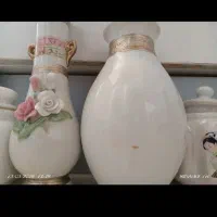 پارچ دوعدد ومیوه خوری وفنجان نعلبکی ایتالیایی