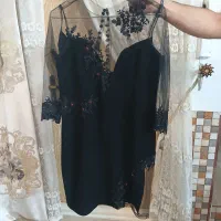 پیراهن کوتاه کرپ