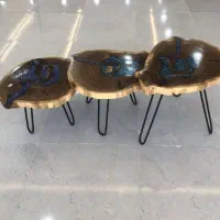 ست عسلی و آینه چوب های گردو و کلاسیک|مبلمان خانگی و میز عسلی|سنندج, |دیوار