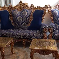 مبل سلطنتی شیک ۹نفره|مبلمان خانگی و میز عسلی|قم, قلعه کامکار|دیوار
