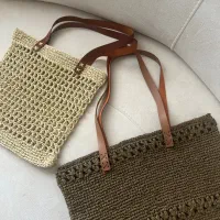 دست بافتهای رافیا|کیف، کفش، کمربند|رشت, شالکو|دیوار