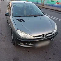 پژو ۲۰۶ تیپ۲ مدل ۸۷ خاکستری دوررنگ