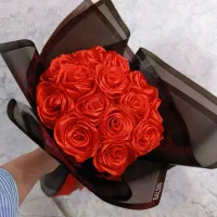 دسته گل روبانی|گل مصنوعی|دورود, |دیوار