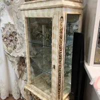 ویترین چوبی پایه بلند|بوفه، ویترین، کنسول|تهران, حکمت|دیوار