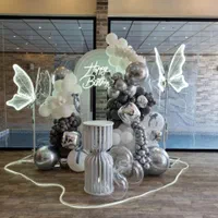 بادکنک آرایی جشن تولد تم حنا عقد گل افتتاحیه عروسی