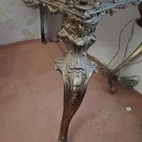 میز پایه برنزی رویه مرمر