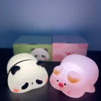 چراغ خواب سیلیکونی خوک و پاندا