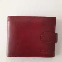 کیف پول چرم اصل طبیعی کاملا نو با رنگ بسیار زیبا