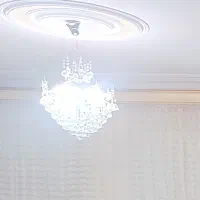 لوستر کریستالی سالم|لوستر و چراغ آویز|ساوه, |دیوار