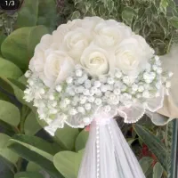 دسته گل عروس|گل مصنوعی|یزد, |دیوار