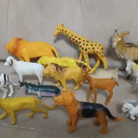 چندعددعروسک ودایناسور|اسباب‌‌بازی|بابل, |دیوار