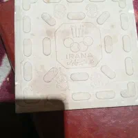 کاشی قدیمی با عکس امام