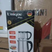 چایساز روهم با کتری استیل و کتری پیرکس نو آکبند