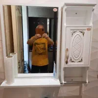 دوعددآینه باباکس بغل مناسب حمام وسرویس بهداشتی