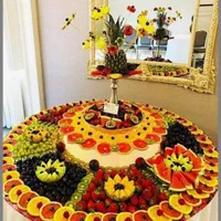 میوه آرایی/بارمیوه/سینی م ز ه/میزبار/حکاکی هندوانه|خوردنی و آشامیدنی|تهران, فدک|دیوار