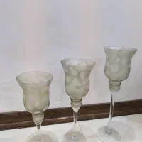 شمعدان شیشه ای|صنایع دستی و سایر لوازم تزئینی|شیراز, شهرک سراج‎|دیوار