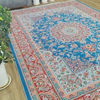 فرشینه ترک طرح سنتی و مدرن با زیره استپ دار|فرش|ارومیه, |دیوار