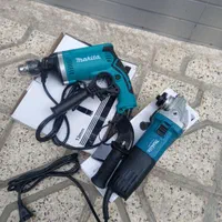 دریل ماکیتا اصلی چکشی دوحالته مینی فرز اصلی دلر|ماشین‌آلات صنعتی|مشهد, شهید معقول|دیوار