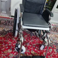 ویلچر تاشو ، حمام و دستشویی و لگن دار