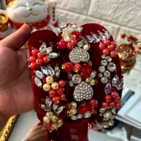 تل سر مخمل جواهر دوزی