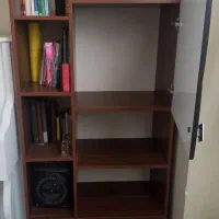 کتابخانه|کتابخانه، شلف، قفسه‌های دیواری|اصفهان, احمدآباد|دیوار