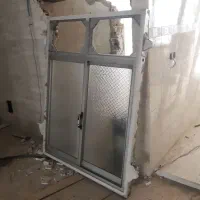 تعدادی در و پنجره دوجداره و آلومینیومی و در اتاقی|مصالح و تجهیزات ساختمان|تهران, خانی آباد نو شمالی|دیوار