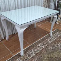 میز نهار خوری چهار نفره در حد نو|میز و صندلی غذاخوری|سنندج, |دیوار